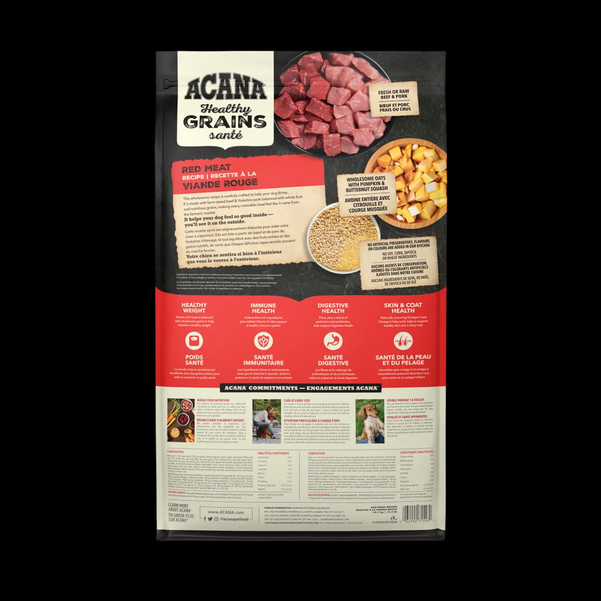 ACANA Healthy Grains Ranch-Raised Red Meat