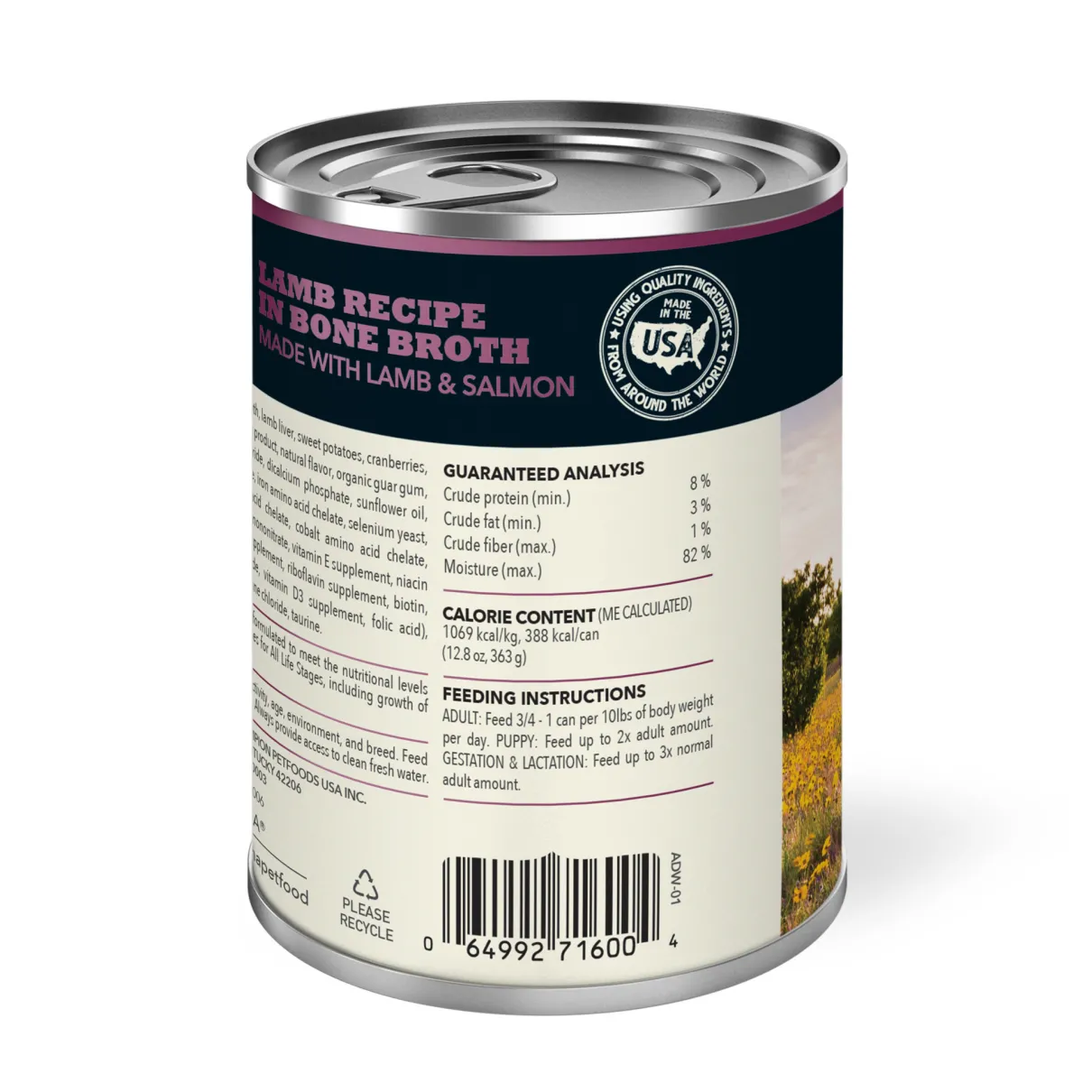ACANA Wet Dog Food Lamb Recipe in Bone Broth 363g