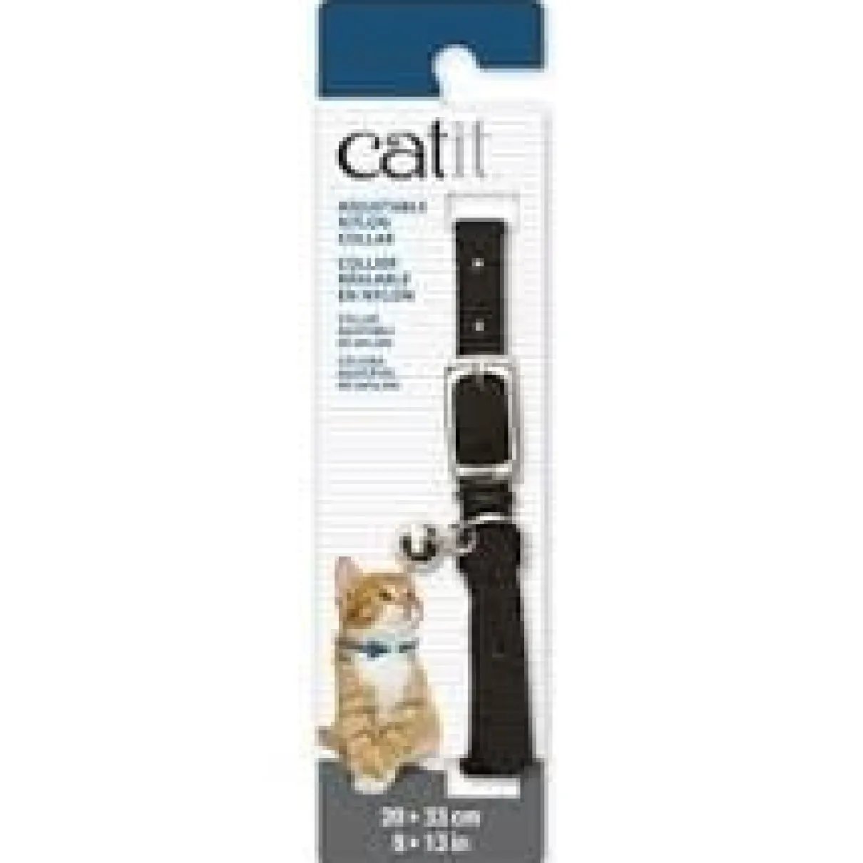 Adjustable Nylon Cat Collar 20-33cm (8-13")