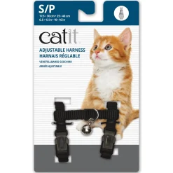 Adjustable Nylon Cat Harness Assorted Colours