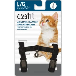 Adjustable Nylon Cat Harness Assorted Colours