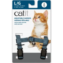 Adjustable Nylon Cat Harness Assorted Colours