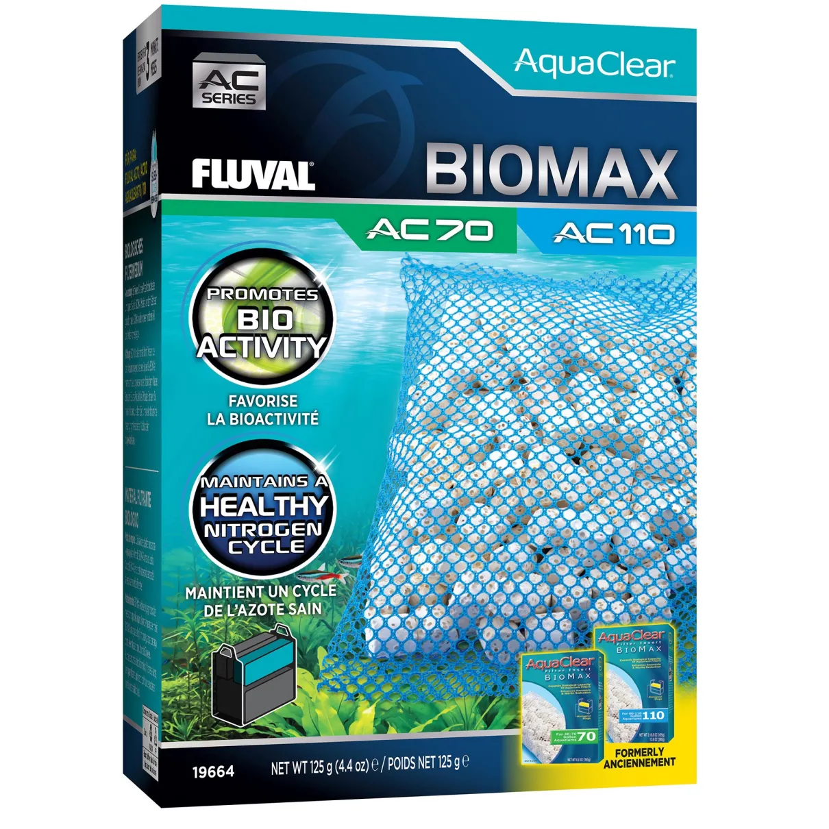 AquaClear 70/110 BioMax Insert - 1 pack - 125 g (4.4 oz)