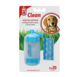 Bag Dispenser Blue 2 Rolls/20 Bags