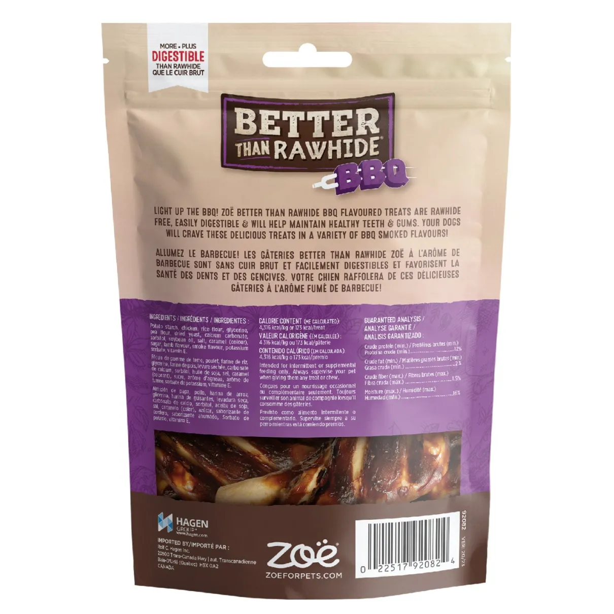 Better than Rawhide BBQ Chop Lamb Flavour 4 pack