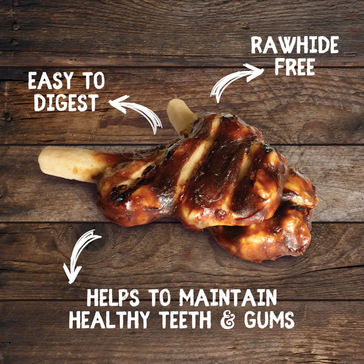 Better than Rawhide BBQ Chop Lamb Flavour 4 pack