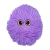 Bud'Z 3 Layer Fluffy Ball Purple Plush Dog Toy Large 7"