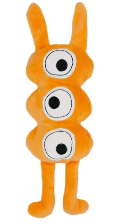 Bud'Z Monster Plush Atomic Orange Dog Toy