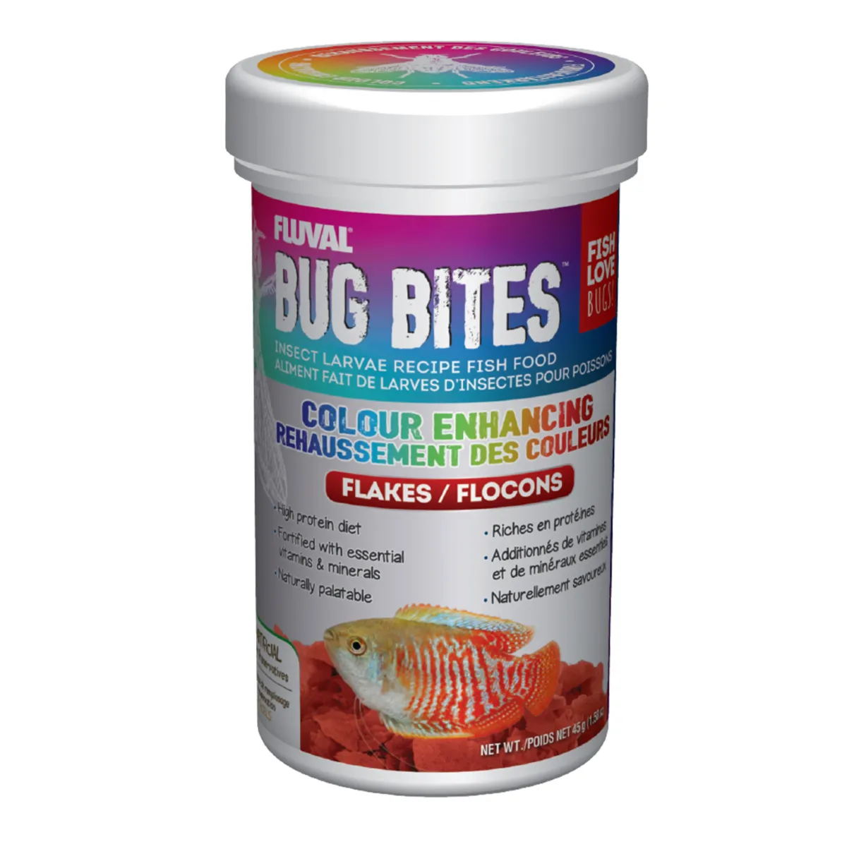 Bug Bites Colour Enhancing Flakes 45g
