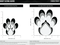 Canada Pooch Suspender Boots Black