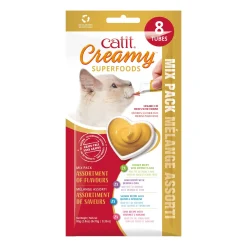 Catit Creamy Superfood Treats - Assorted Multipack - 8 pack