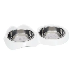 Catit PIXI Double Dish White