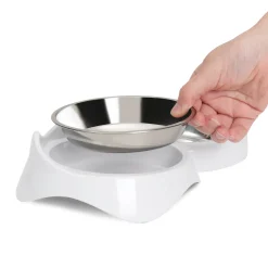 Catit PIXI Double Dish White