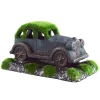 Ceramic Car Mossy Buggy Aquarium Ornament