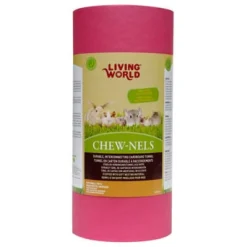 Colourful Cardboard Chew-nels with Nesting material - Medium