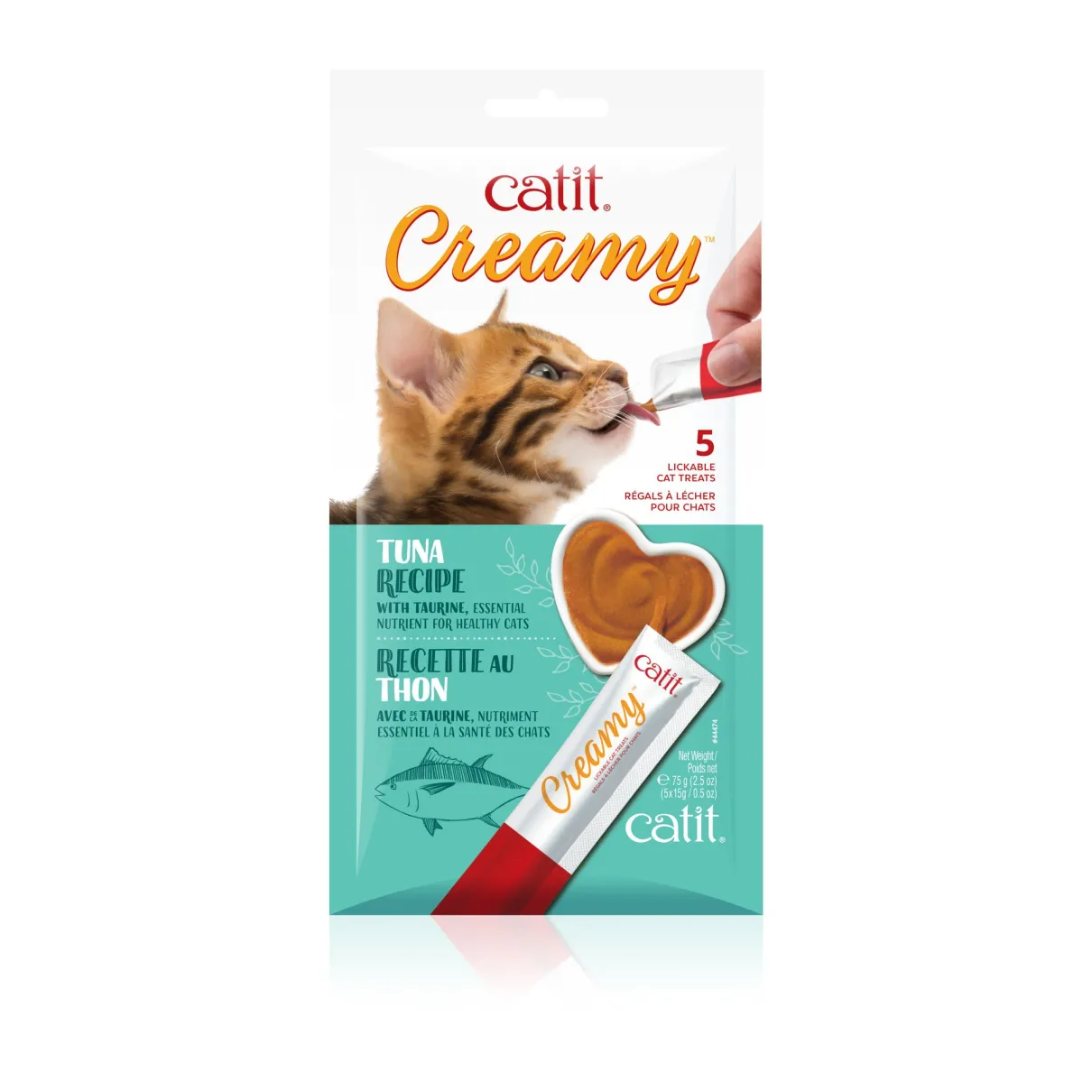 Creamy Lickable Cat Treat Tuna 5 Pack