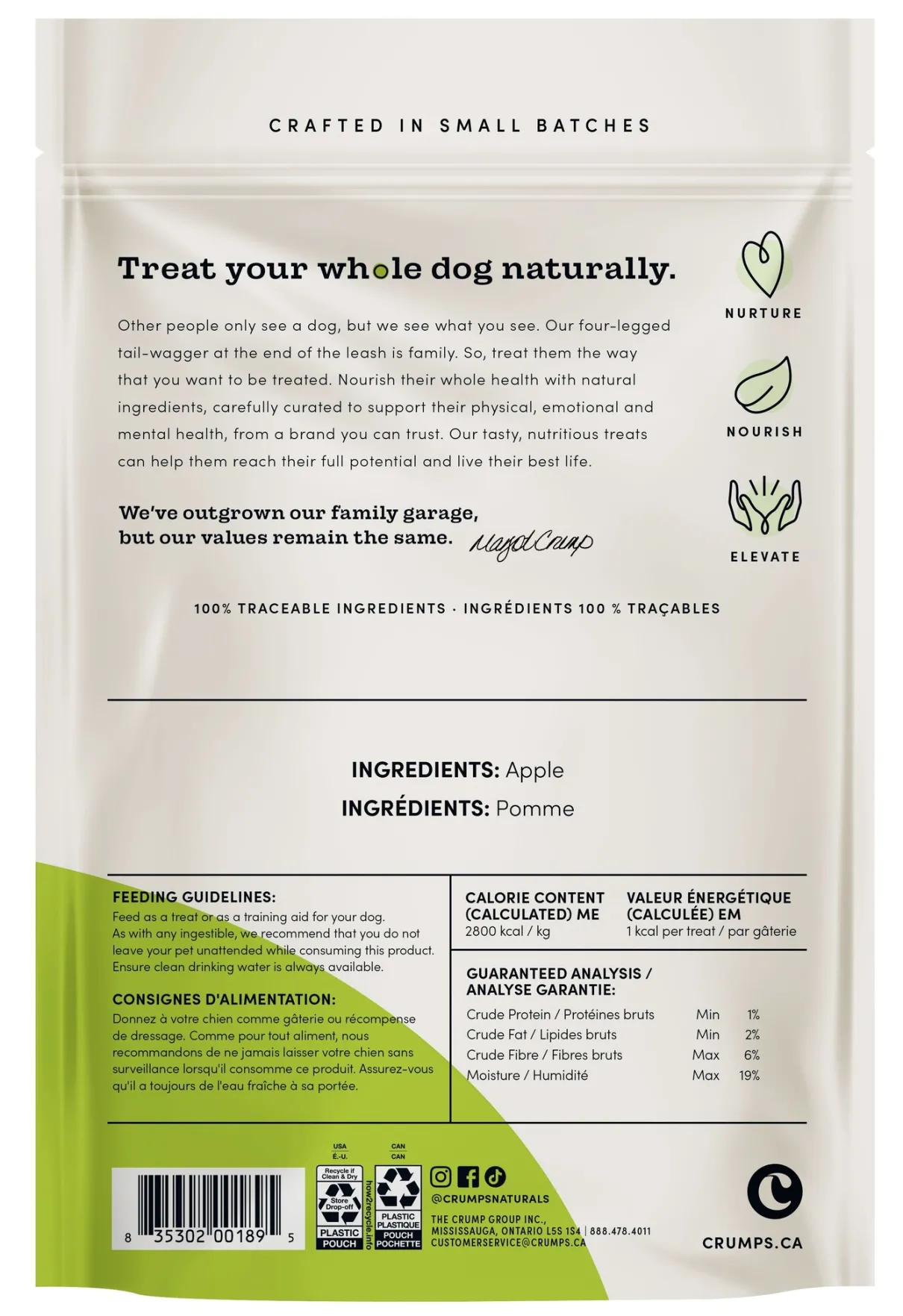 Crumps Apple Bites 120g