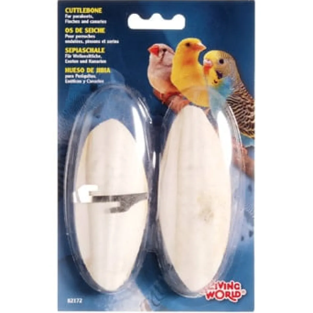 Cuttlebone with Holder - Small - 12.5 cm (5") - Twinpack