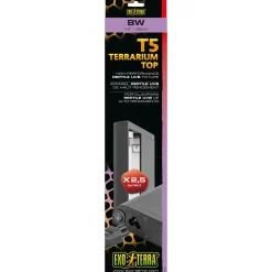 Exo Terra T5 Terrarium Top High-Performance Reptile UVB Fixture 8W - 14" (35cm)