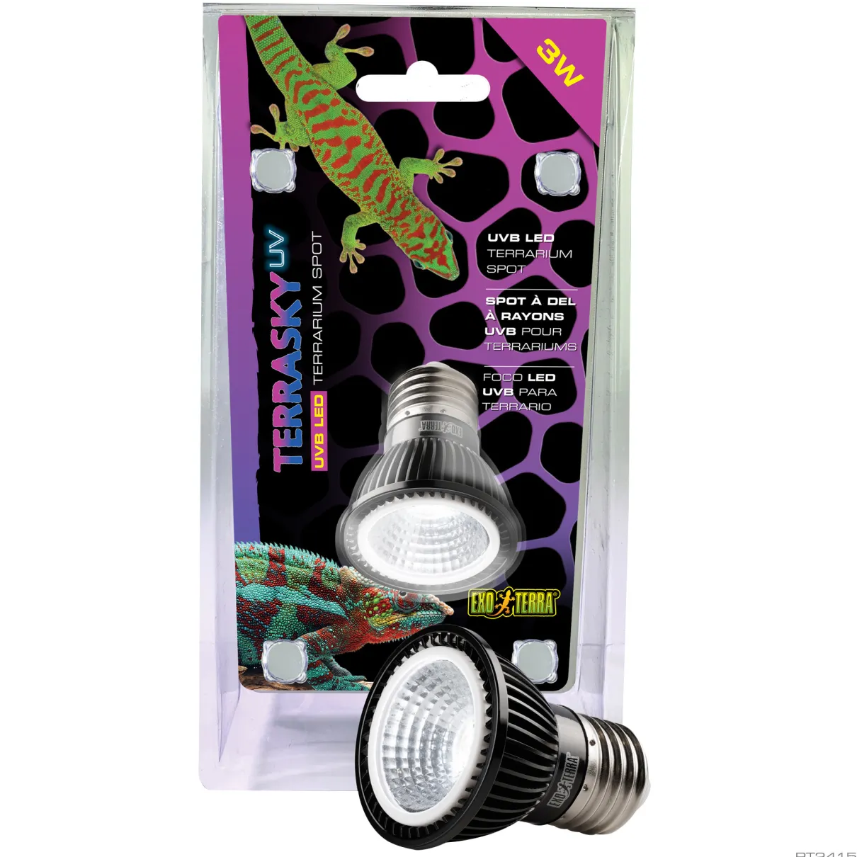 Exo Terra TerraSkyUV - UVB LED Terrarium Spot 3W