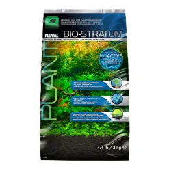 Fluval Bio-Stratum Volcanic Aquarium Soil - Powder Format - 2 kg (4.4 lb)