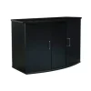 Fluval Bow Front Aquarium Cabinet - 45 Bow - 37" x 16.5" x 26" (94 cm x 42 cm x 66 cm) - Black