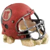 Football Helmet Red Aquarium Ornament