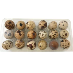 Frozen Quail Eggs 18ct