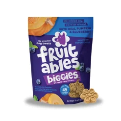 Fruitables Biggies - Pumpkin & Blueberry Dog Treat 16oz