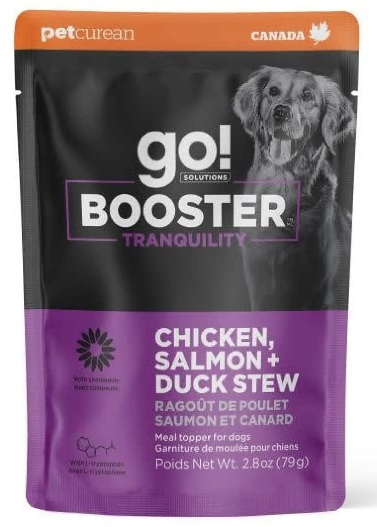 Go! Booster Tranquility Chicken Salmon & Duck Stew Meal Topper for Dogs 2.8oz
