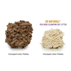 Go Natural! Pea Husk Clumping Cat Litter Vanilla 5.6kg