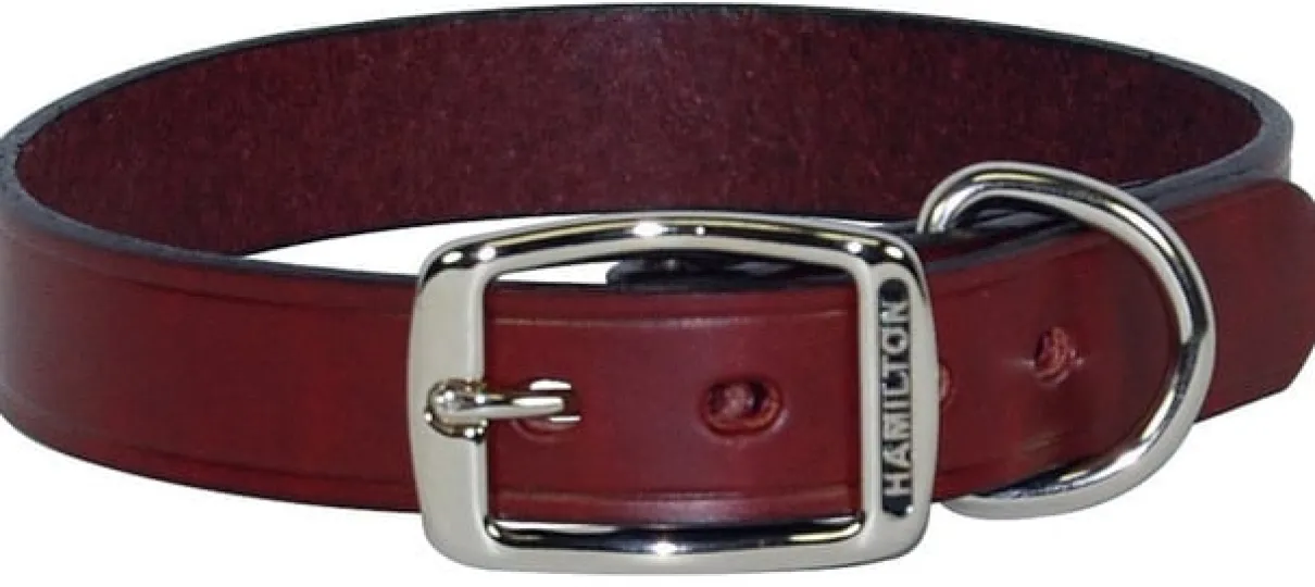 Hamilton Creased Leather Collar