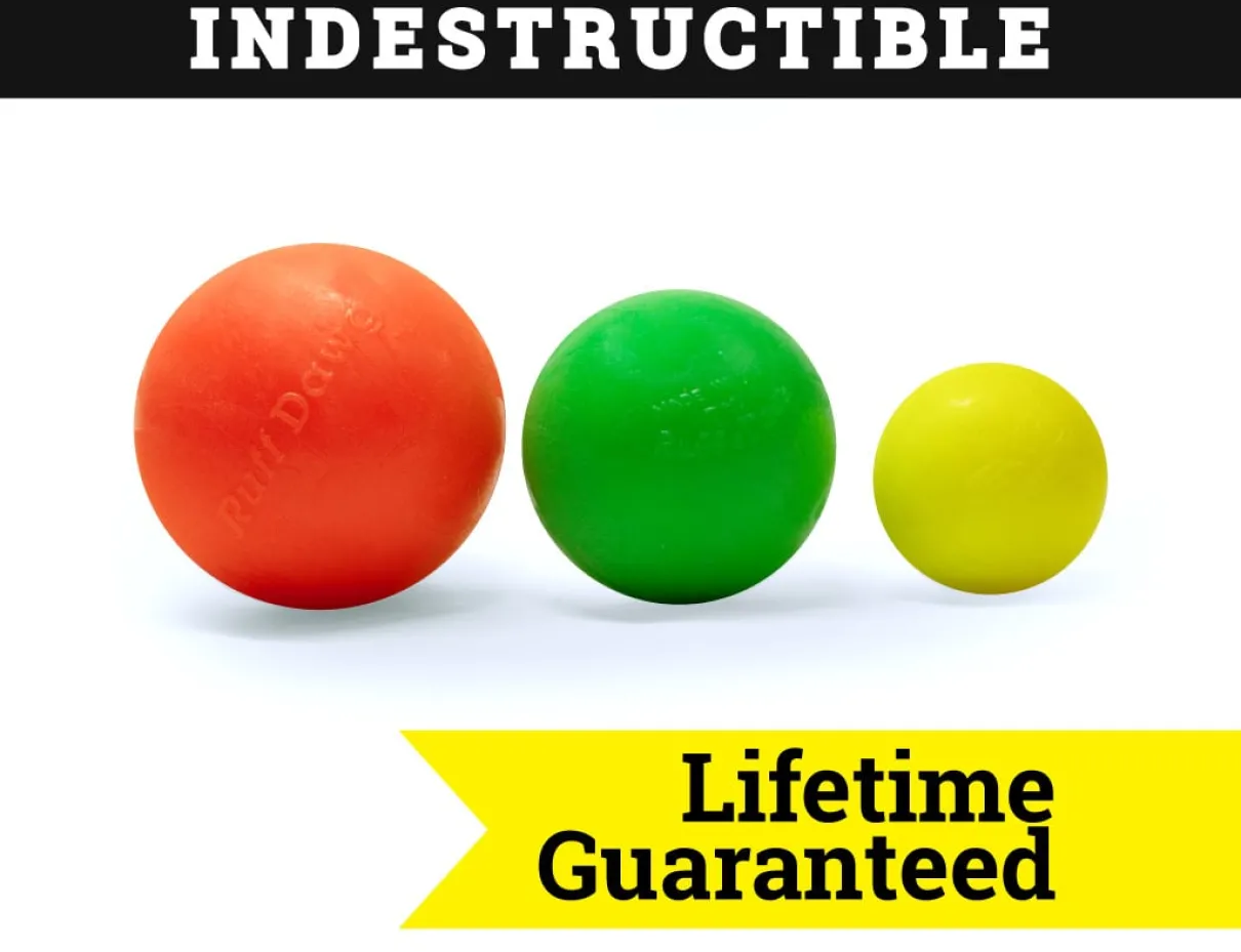 Indestructible Rubber Ball Assorted XL 3.25"