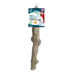 Java Coffee Wood Perch for Large/XLarge Parrots 5cm (2") diameter x 42cm (16.5") L