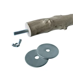 Java Coffee Wood Perch for Large/XLarge Parrots 5cm (2