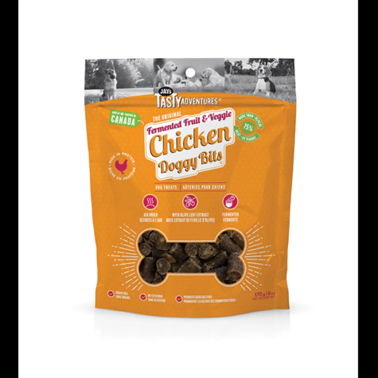 Jays Fermented Fruit & Veggie Chicken Dog Treats 170g