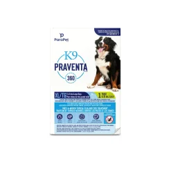 K9 Praventa 360 Flea & Tick Treatment - Extra Large Dogs over 25 kg - 1 Tube