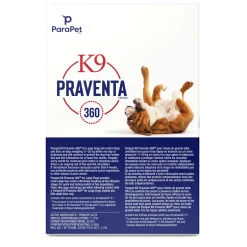 K9 Praventa 360 Flea & Tick Treatment - Large Dogs 11 kg to 25 kg - 6 Tubes