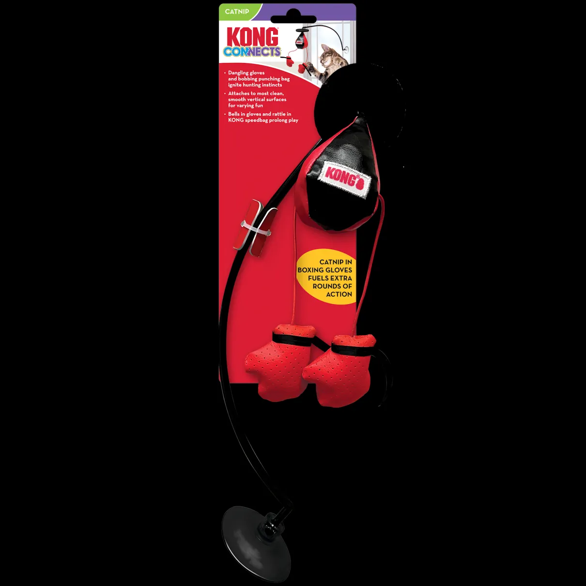 Kong Connects Window Boxing Cat Toy