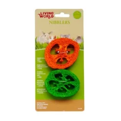 Living World Nibblers Slices Loofah Chews