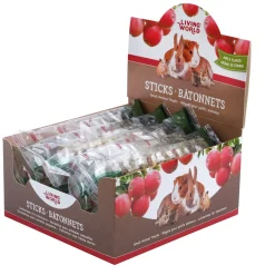 Living World Small Animal Sticks Apple Flavour 45g (1.5oz)