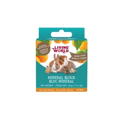 Living World Small Animal Mineral Block Orange Flavour Small 40g (1.4oz)
