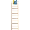 Living World Wooden Bird Ladder - 11 Steps - 43 cm (17 in) Long