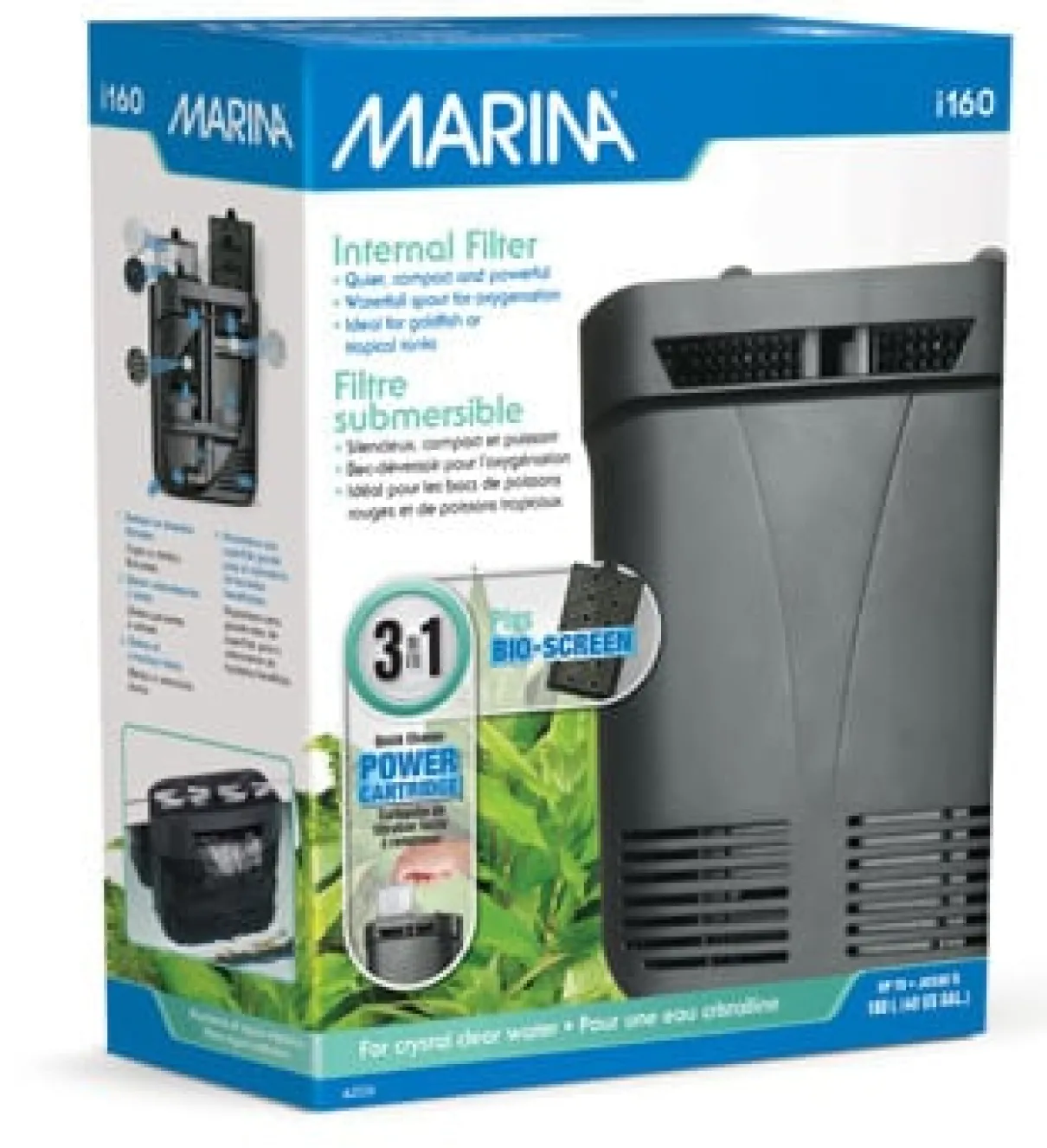 Marina i160 Internal Filter - Up to 160 liters (40 US gallons)