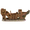 Medieval Battleship Aquarium Ornament