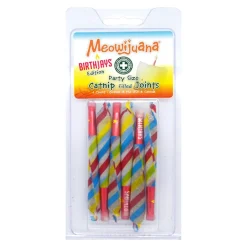Meowijuana Birthjays Party Sized Catnip Joints - 6pk