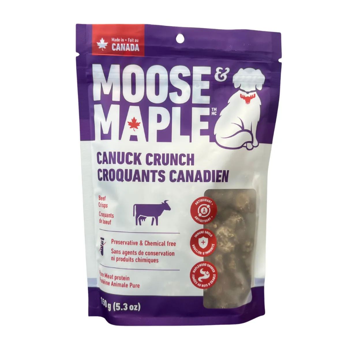 Moose & Maple Canuck Crunch Beef 150g