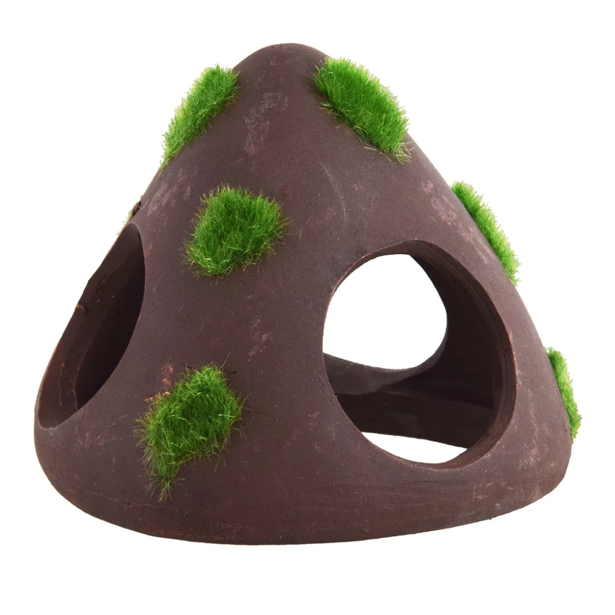 Mossy Shrimp Cone 3.5" Aquarium Ornament