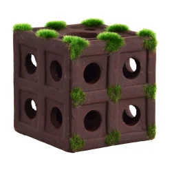 Mossy Shrimp Cubes 2.5" Aquarium Ornament