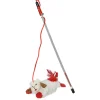 Multipet Lamb Chop Cat Wand 12" Cat Toy